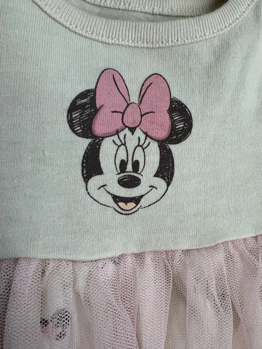 Disney | Baby 2 PCS Minnie Mouse Peplum Tulle & Pink Pants Set #508225-00 3-6M